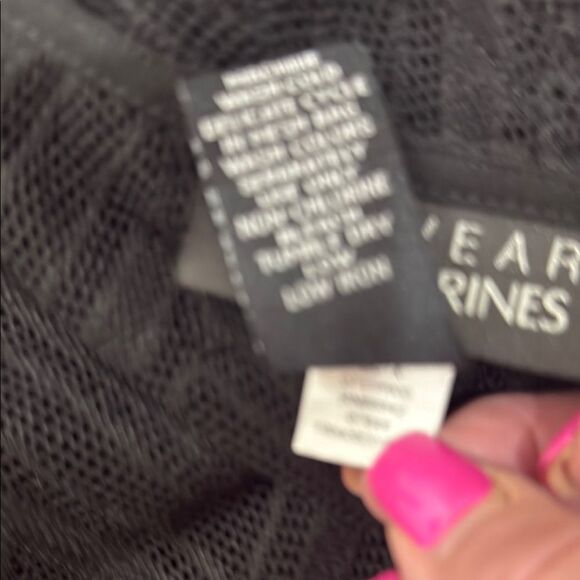 Catherines Black Chevron Kimono Beach Coverup Sz 0X-1X PalmPalm Ball Cruise Wear - Picture 11 of 12